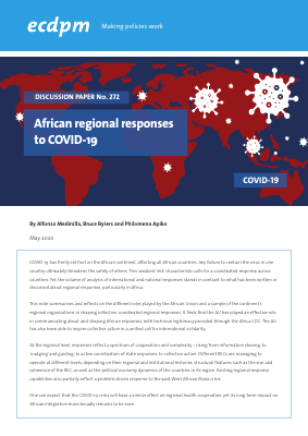 African regional responses to COVID-19 ECDPM