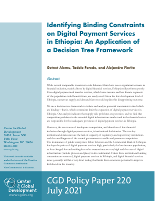 Ethiopia decision tree