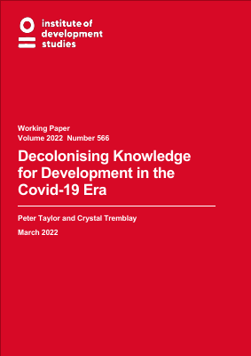 IDS Working Paper 566 Working paper knowledge