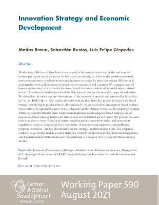 Innovation Strategy and Economic Development