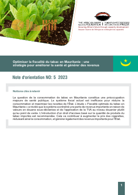 Mauritanie french brief policy economic Final