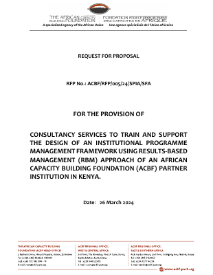 RBM RFP Document  - ACBF-RFP-005-24-SPIA-SFA