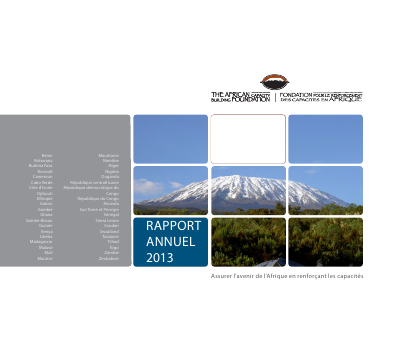 Rapport Annuel 2013