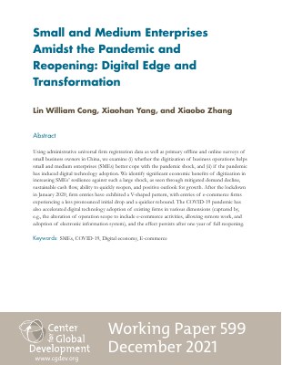 SMEs amidst pandemic and reopening digital edge and transformation