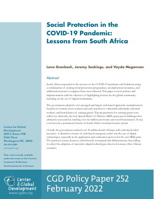social protection covid 19 pandemic lessons south africa